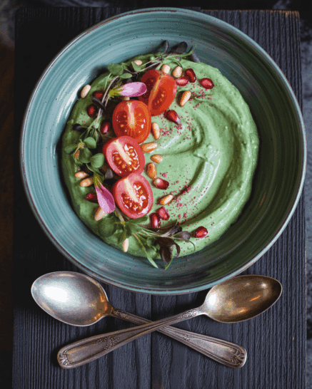 Creamy Avocado smoothie with fruits