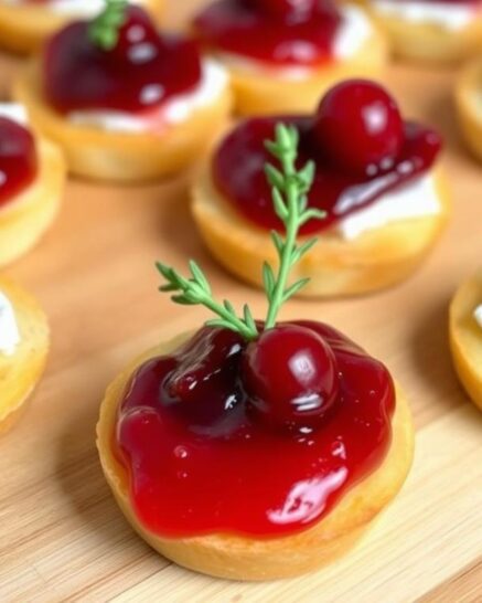 Cranberry Brie Bites