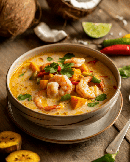 Caribbean Coconut Shrimp Stew