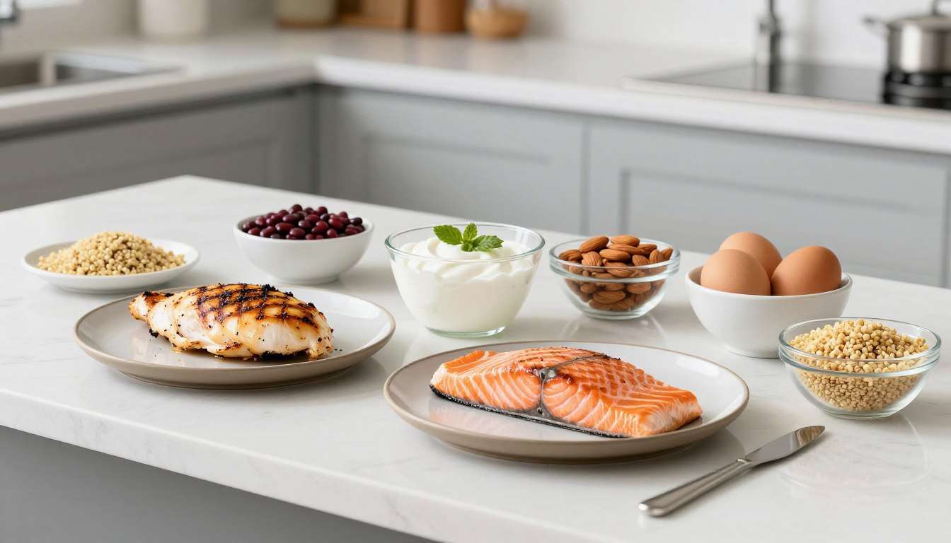 protein intake healthy meal preparation
